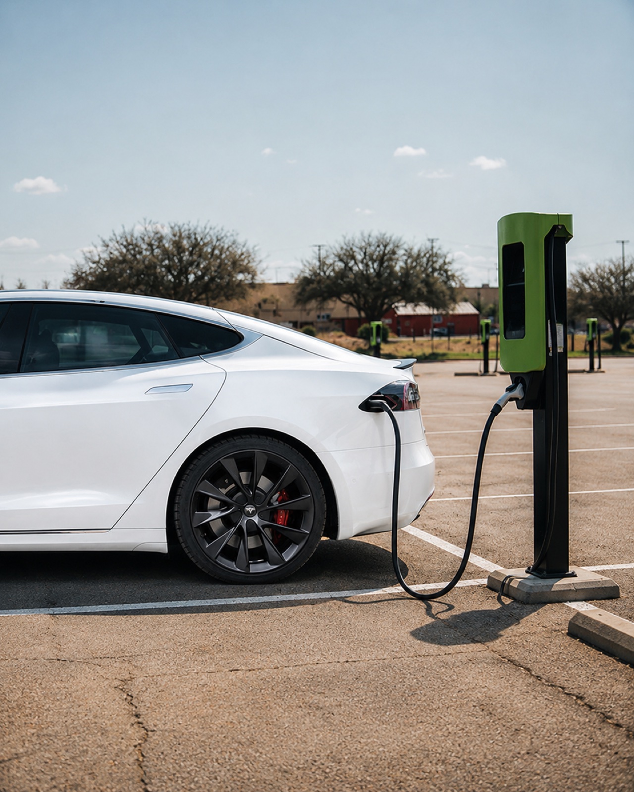 EV charging stations at the Oasis